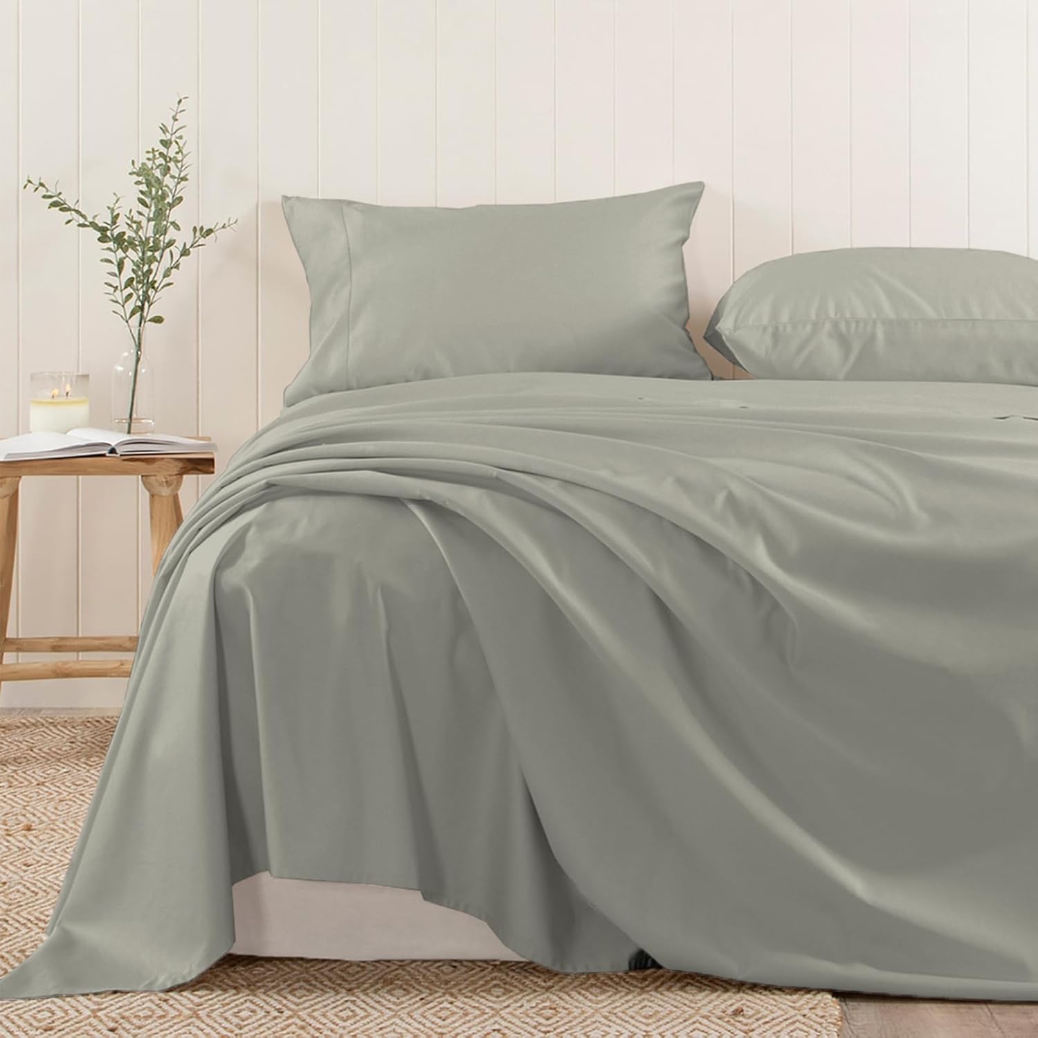 Luxury Thread Count Flat Sheet - 200TC BCI Cotton - Image 2