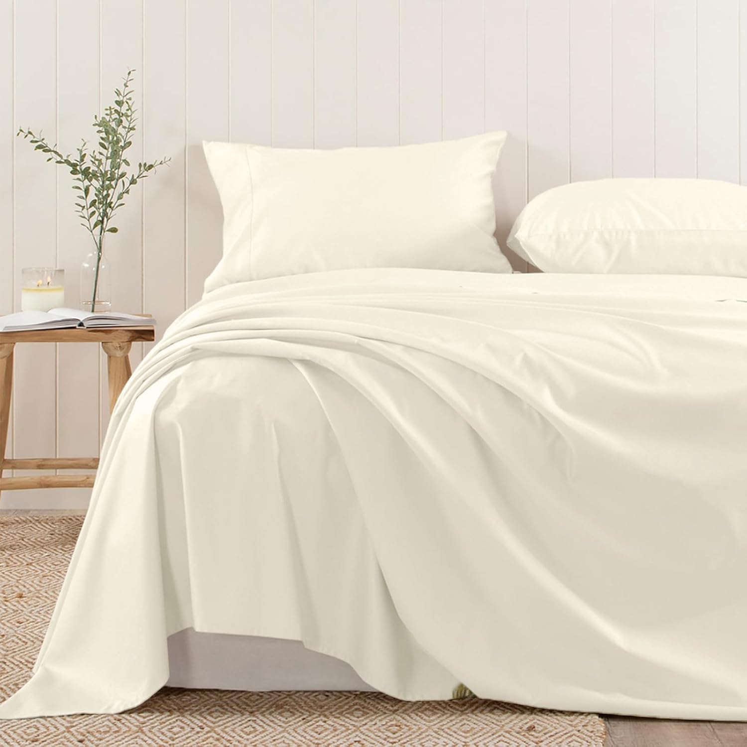 Luxury Thread Count Flat Sheet - 200TC BCI Cotton